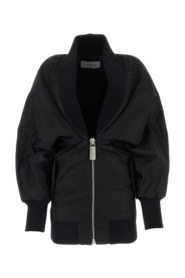 robe-mini-en-nylon-noir