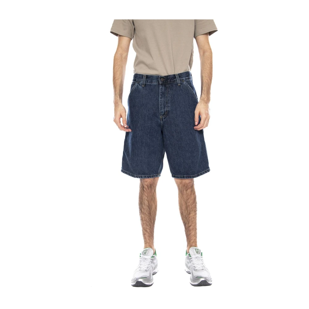 Carhartt Wip Men's Blue Single Knee Short - Denim Shorts - W31 - Shorts