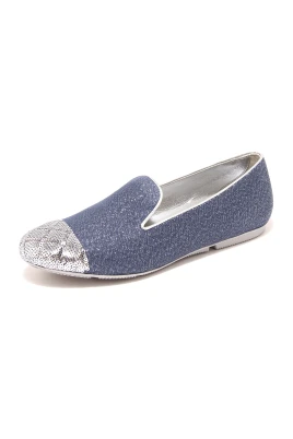 Sequin Loafer Skor Blå