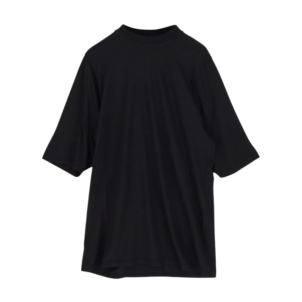 Rick Owens Jumbo Katoenen T-Shirt Black Heren