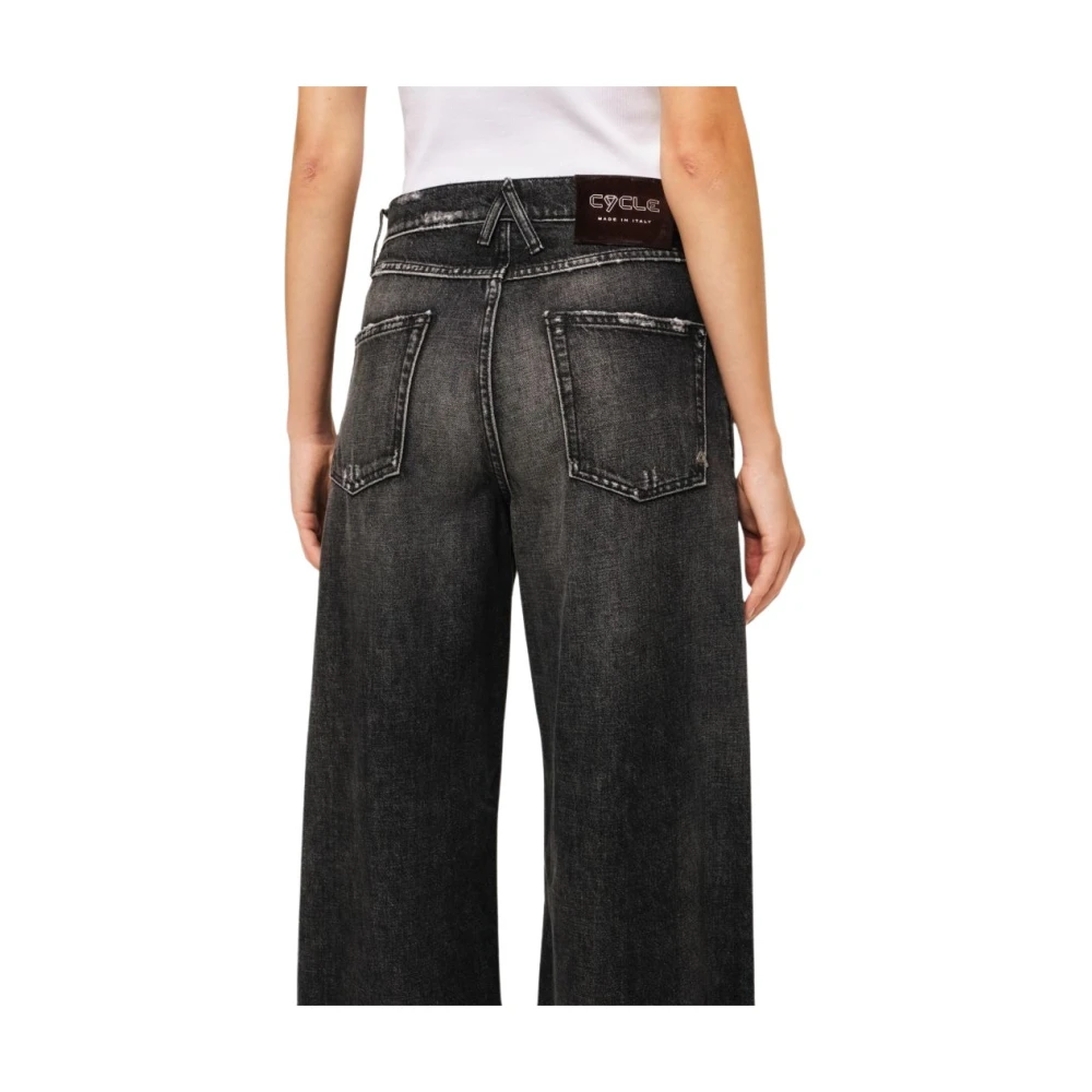 Cycle Aida LOW Donkergrijze Jeans Gray Dames