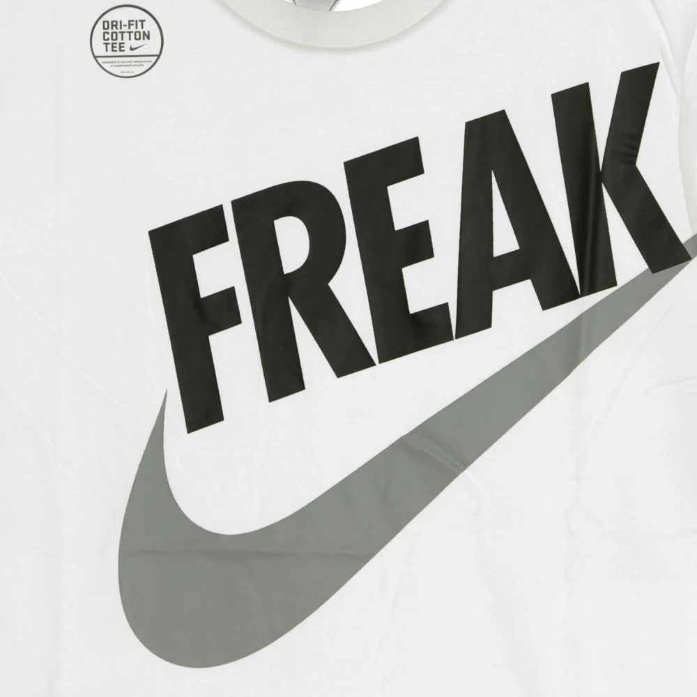 Nike Freak X Giannis Tee Wit Zwart White Heren