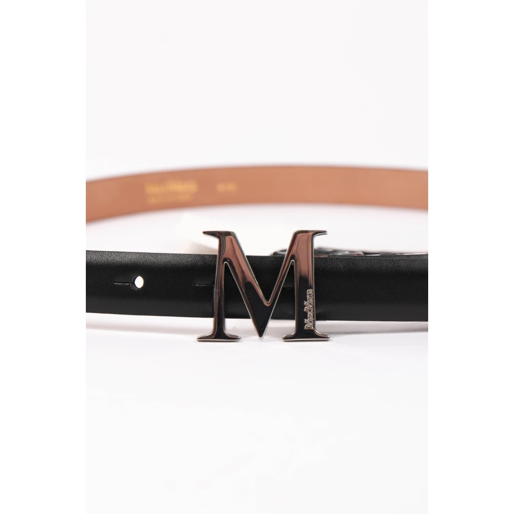 Max Mara Weekend Klassieke Zwarte Riem Black Dames