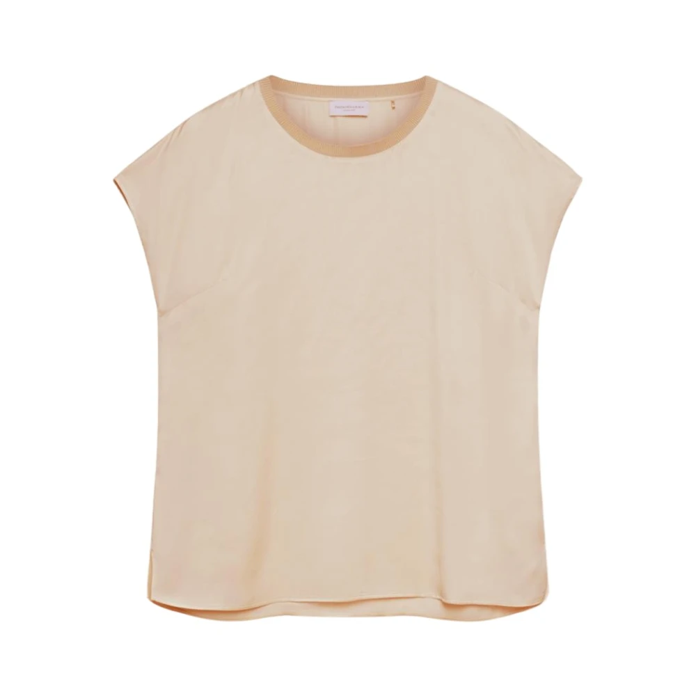 Elena Mirò Stijlvolle T-Shirt voor Vrouwen Beige Dames