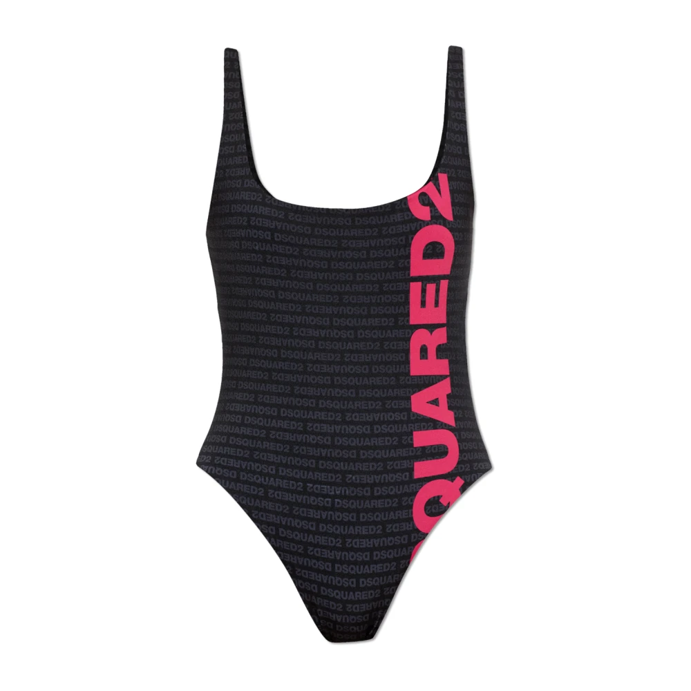 Dsquared2 Vrouw Zwart Badmode Dames, Xs, One-Piece Badpak