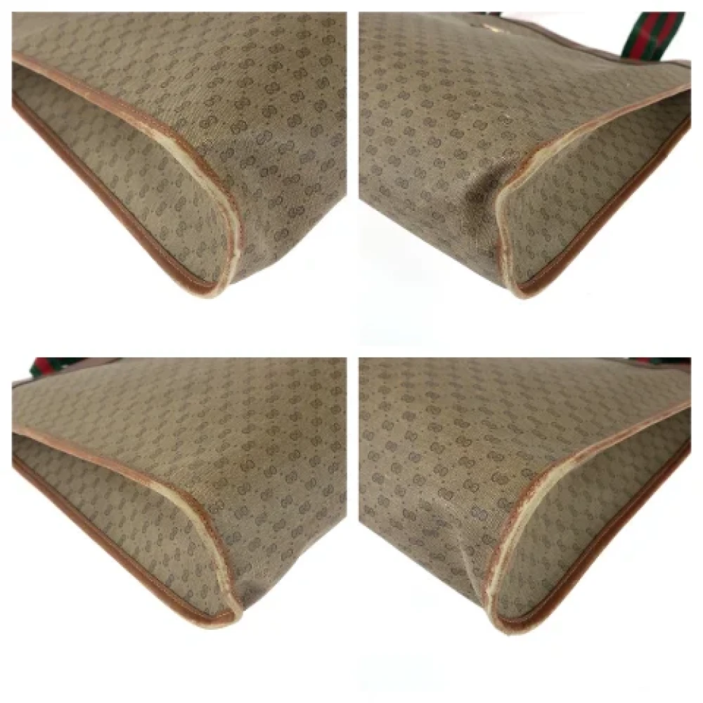 Gucci Vintage Pre-owned Canvas gucci-bags Brown Heren