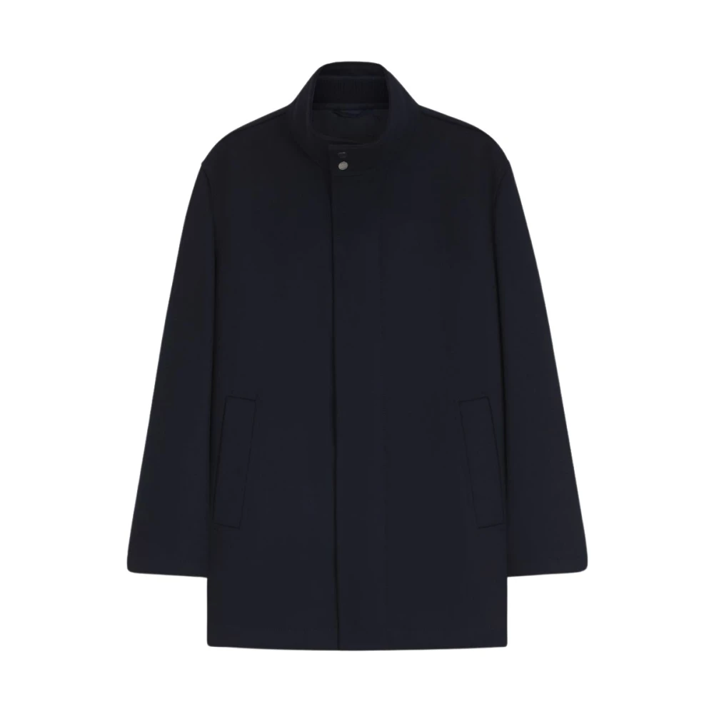 Boss Uomo Blu Cappotti, 2XL, New,