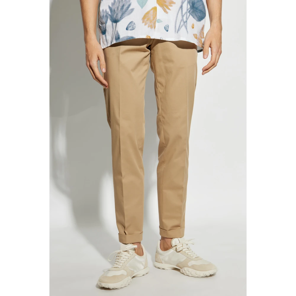 Paul Smith Broek met logo Beige Heren