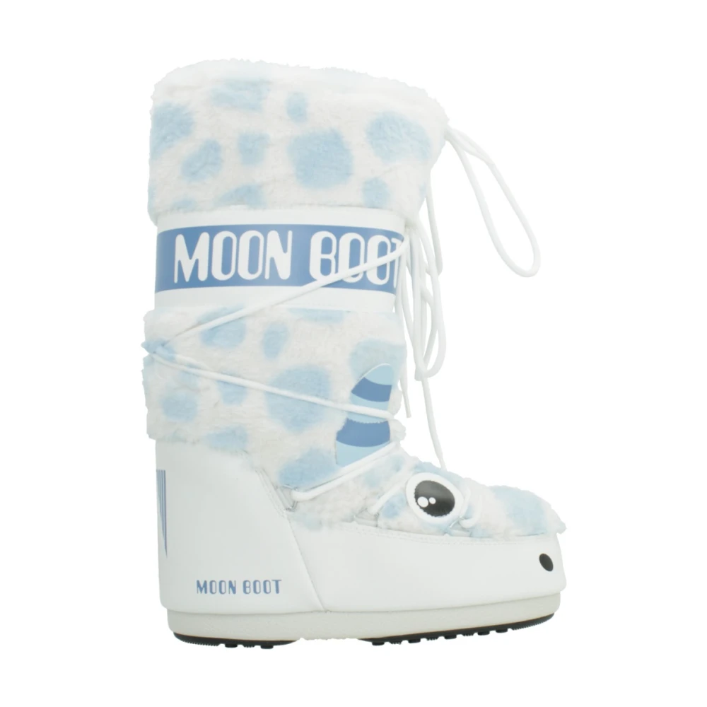 Moon Boot Ikoniska Vinterstövlar White, Pojke