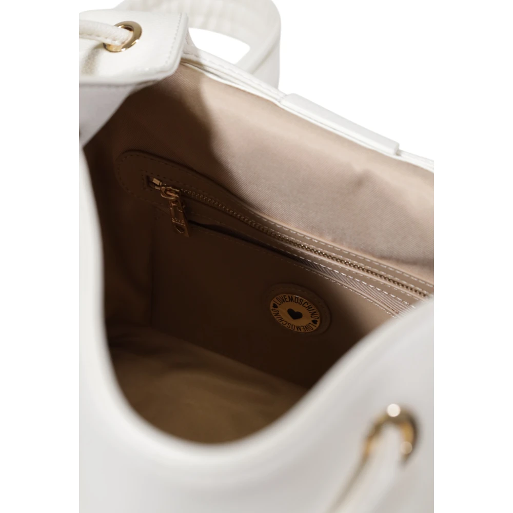 Love Moschino Lente Zomer Dames Rugzak Collectie Beige Dames