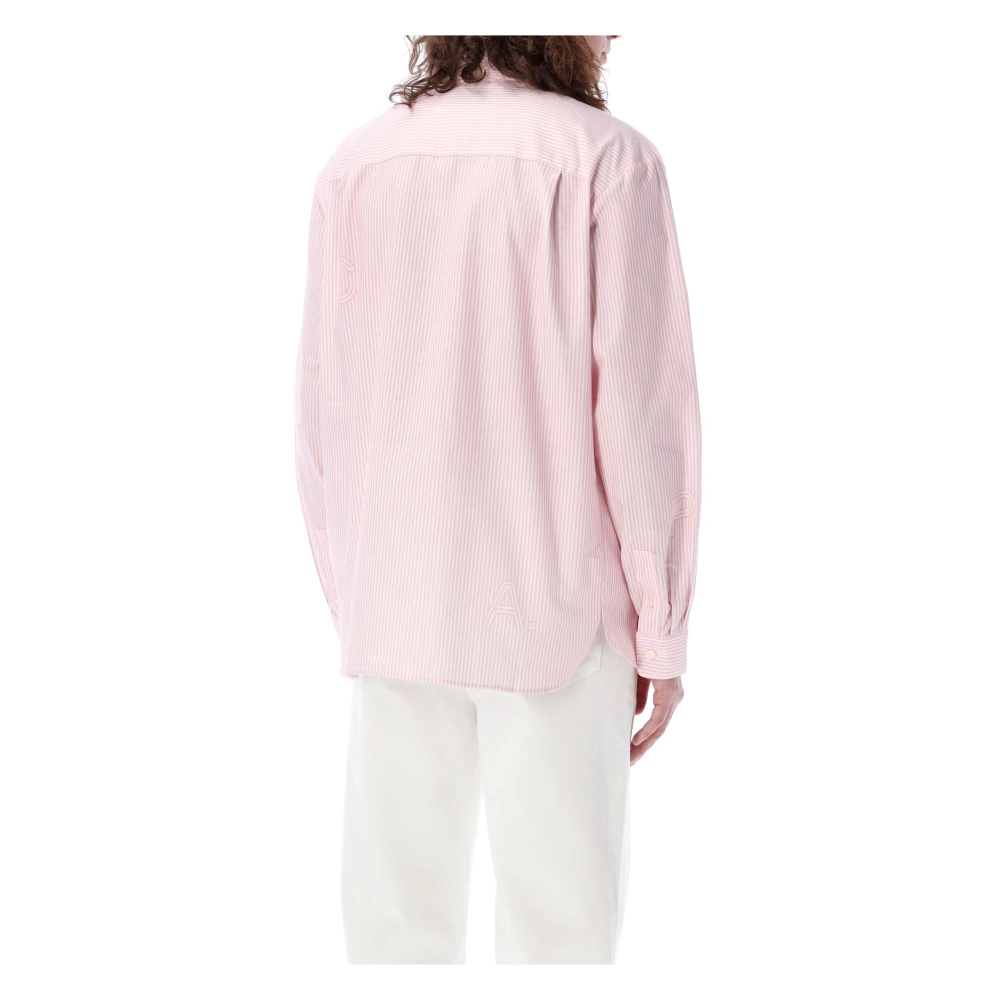 A.p.c. Casual Shirts Pink Heren