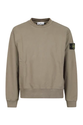 Sweatshirt i bomullsinterlock