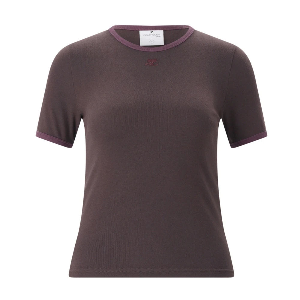 Courrèges Donna Viola Top, L, New,