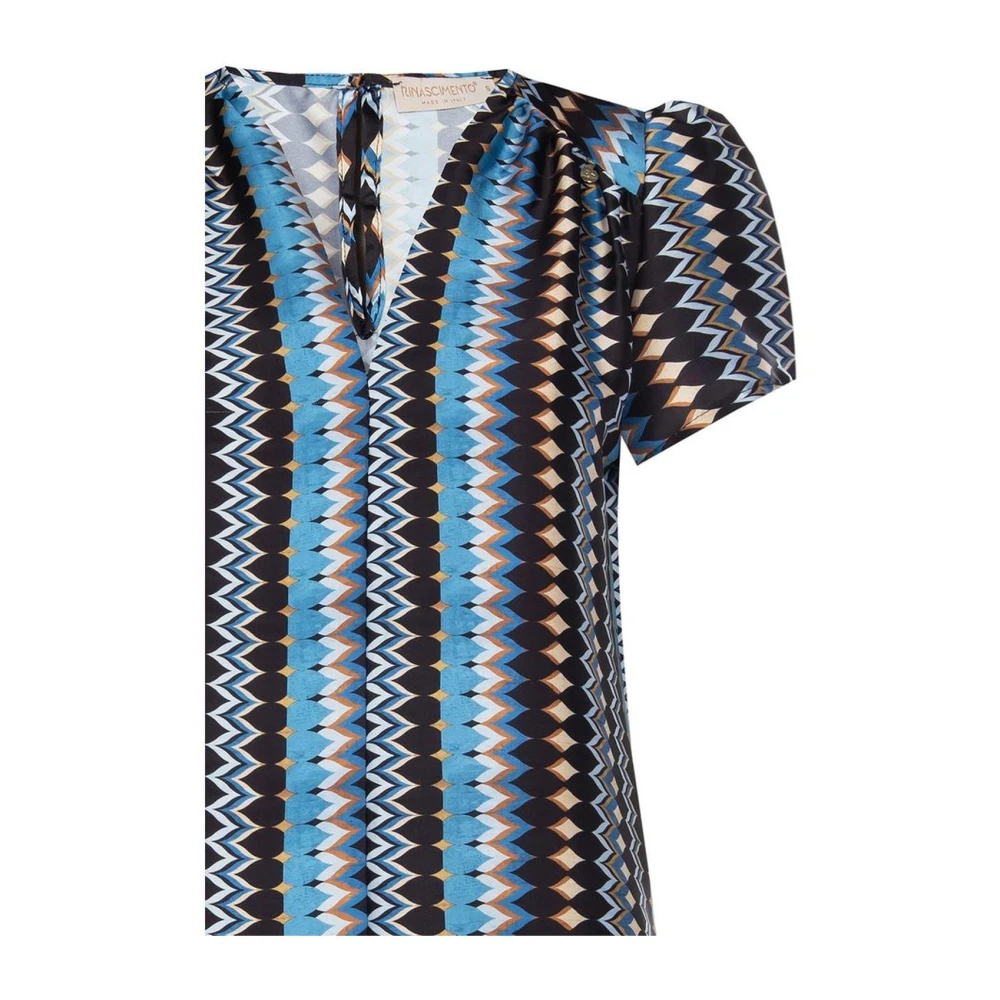 RINASCIMENTO Geometric Print Mini Dress Multicolor Dames