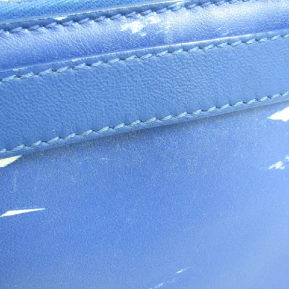 Balenciaga Vintage Pre-owned Leather clutches Blue Dames