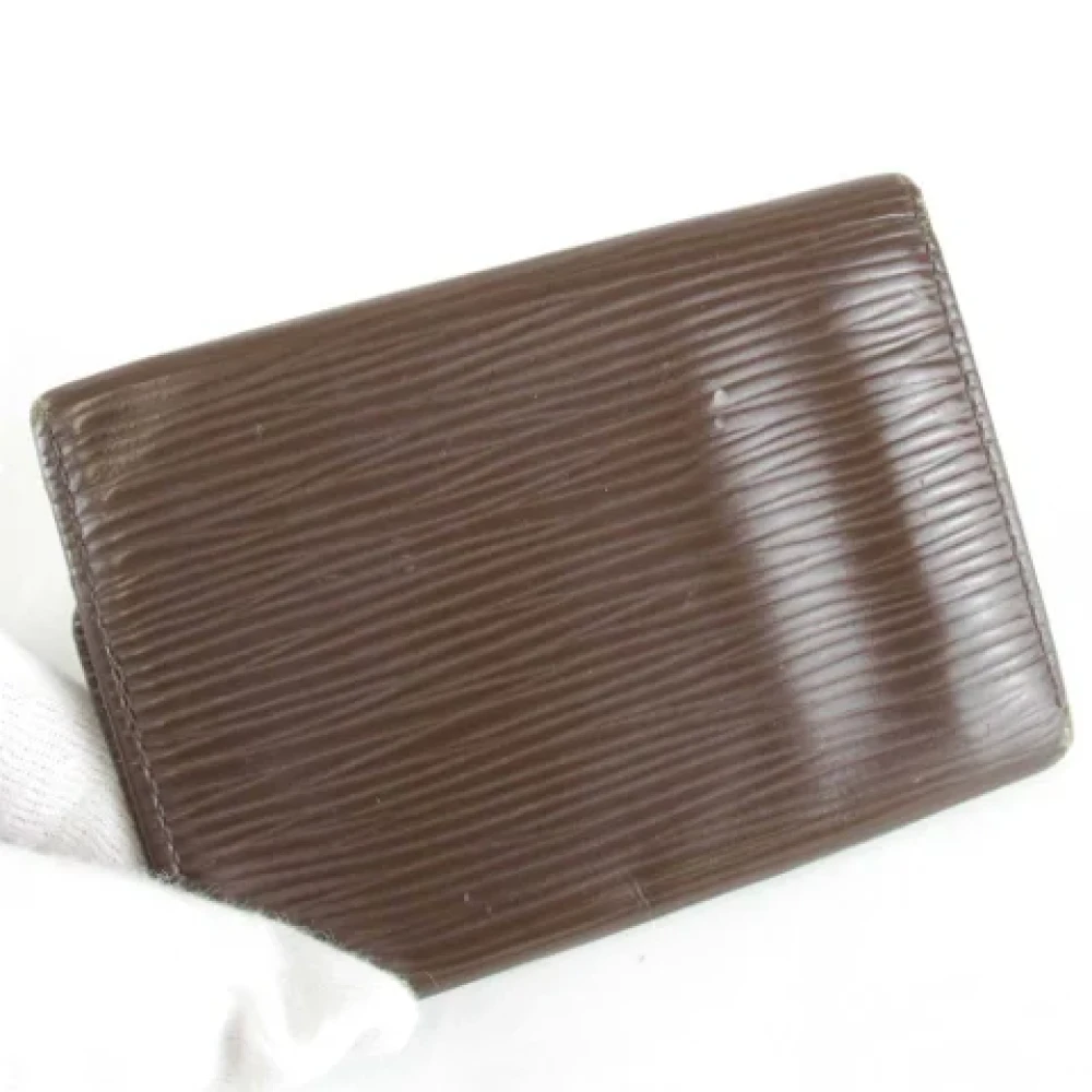 Louis Vuitton Vintage Pre-owned Leather key-holders Brown Dames