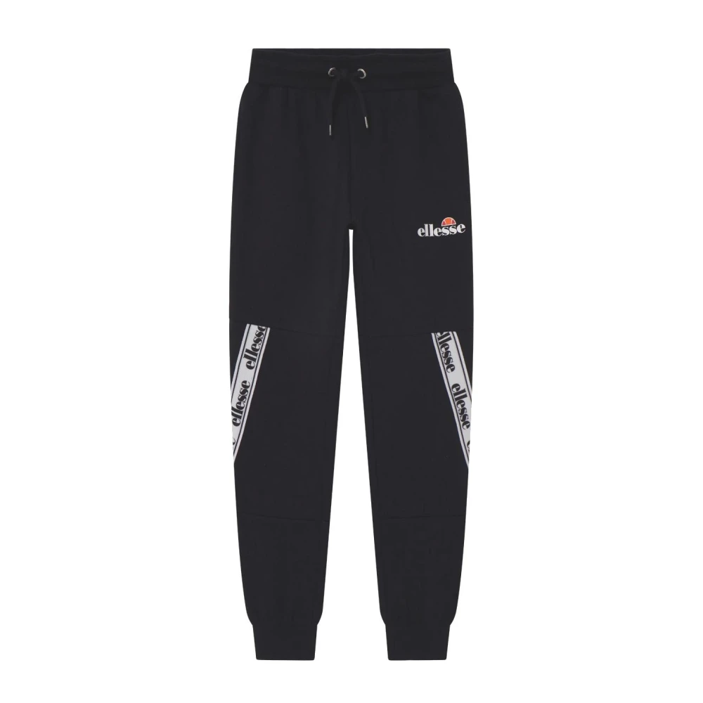 Ellesse Svarta Bomull Jogger Stil Byxor Black, Flicka