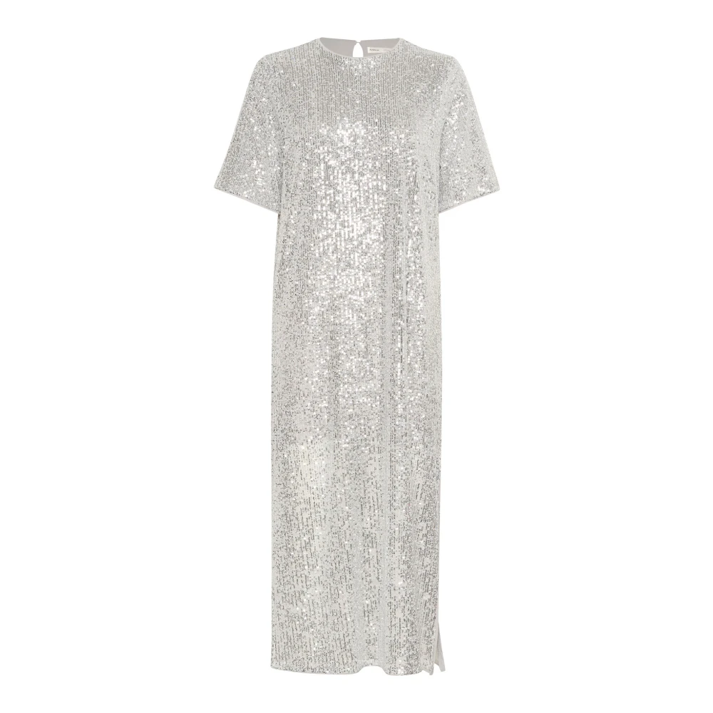 InWear Pailletjurk Zilver Gray Dames