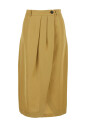 jupe-plissee-beige-avec-passants-de-ceinture