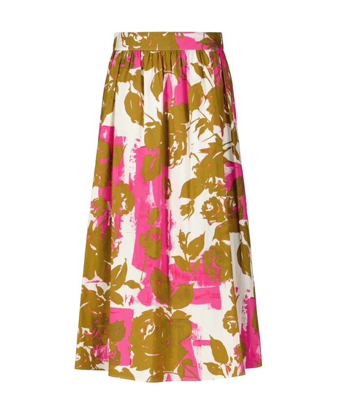 jupe-a-line-florale