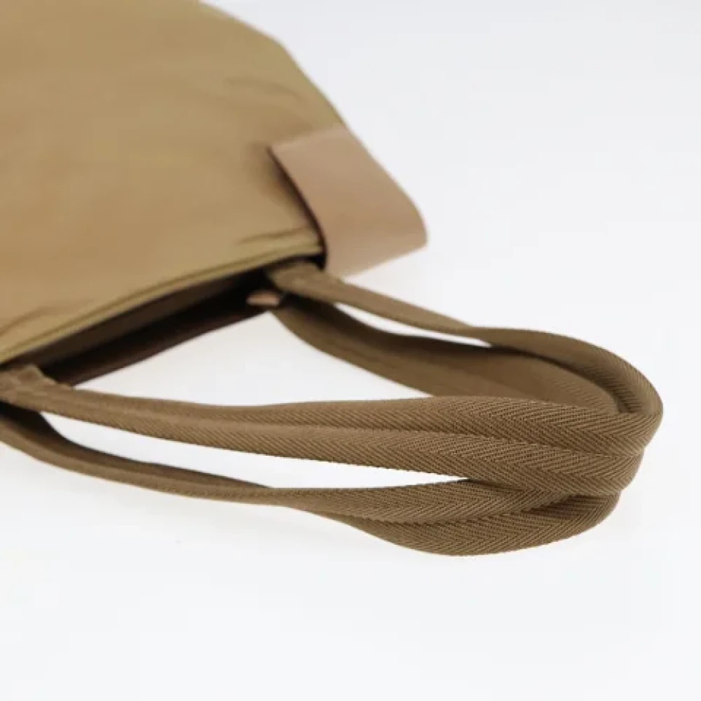 Prada Vintage Pre-owned Nylon totes Beige Dames