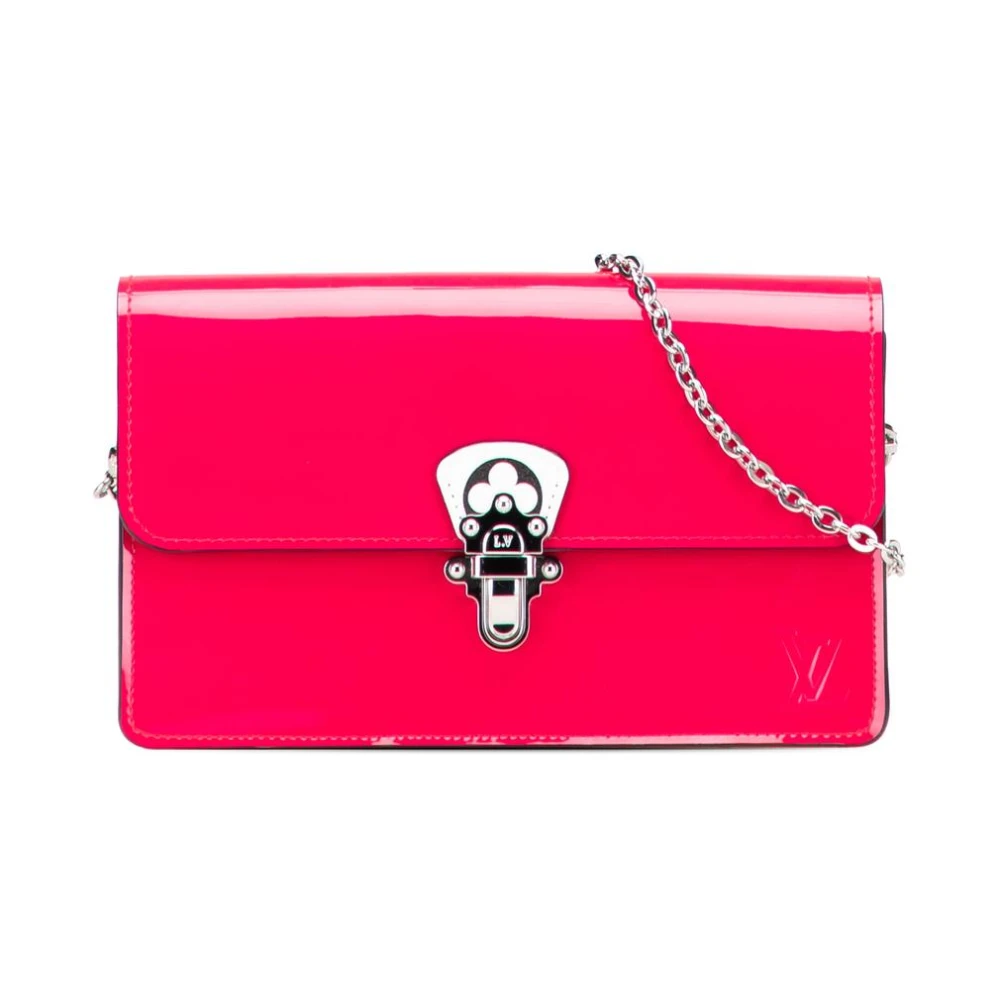 Louis Vuitton Vintage Women's Pink Pre-Owned Chain Wallet