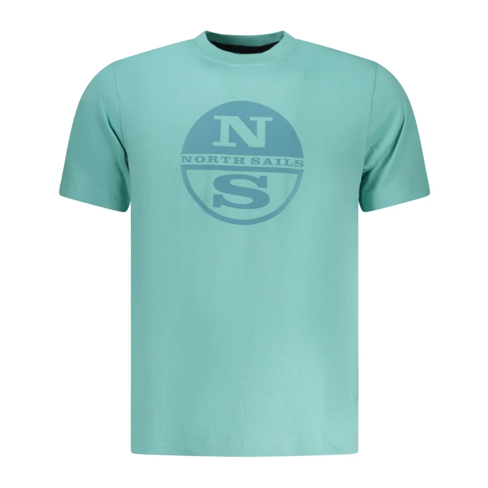 North Sails Short-Sleeved T-Shirt - Male - T-Shirts - Blue - 2XL - Tops