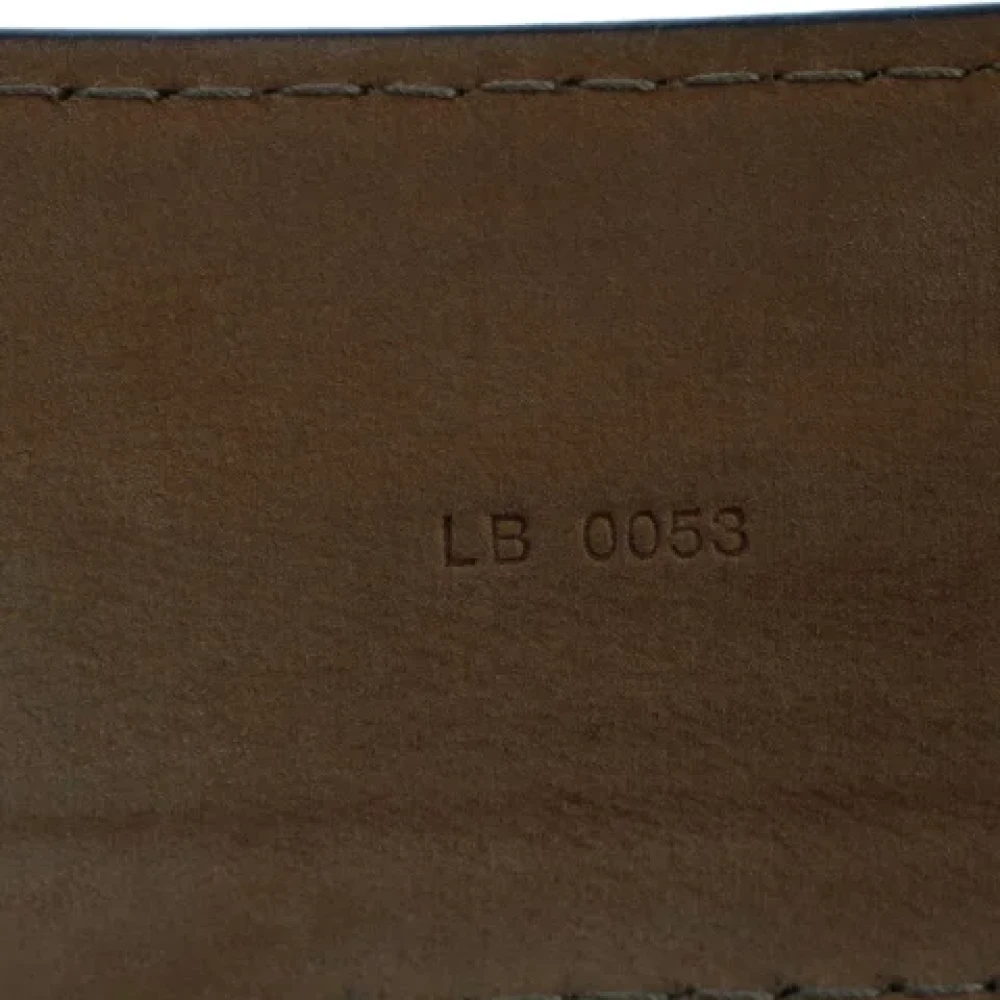 Louis Vuitton Vintage Pre-owned Leather belts Black Heren