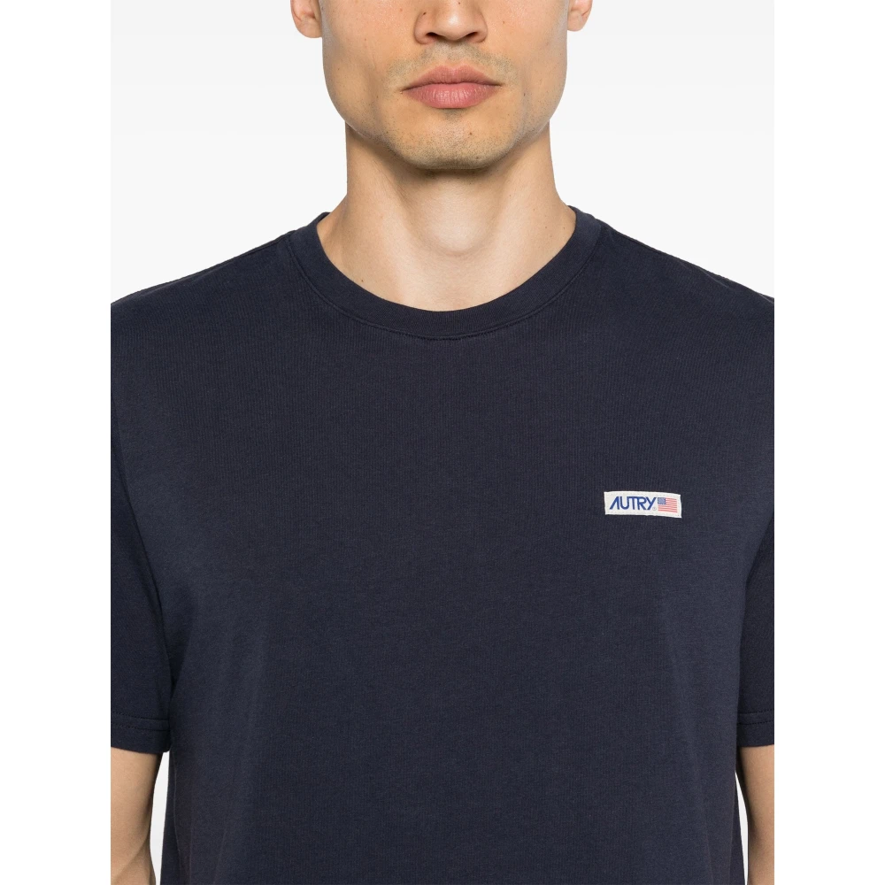 Autry T-Shirt Blue Heren