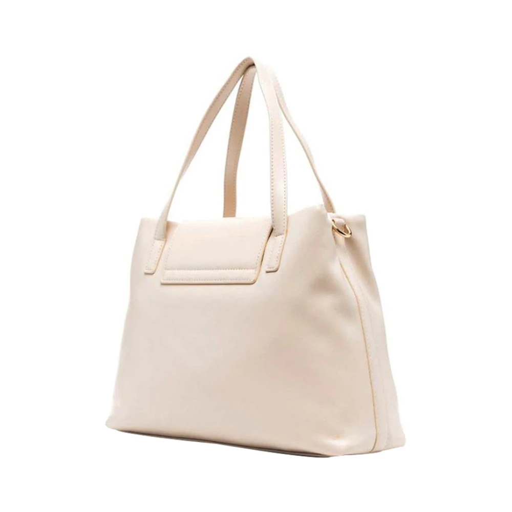 Moschino Ivoor Handtas Elegant en Verfijnd Beige Dames