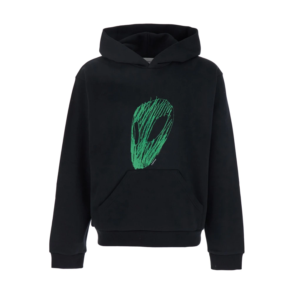 Coperni Zwarte Alien Head Hoodie Sweaters Black Heren