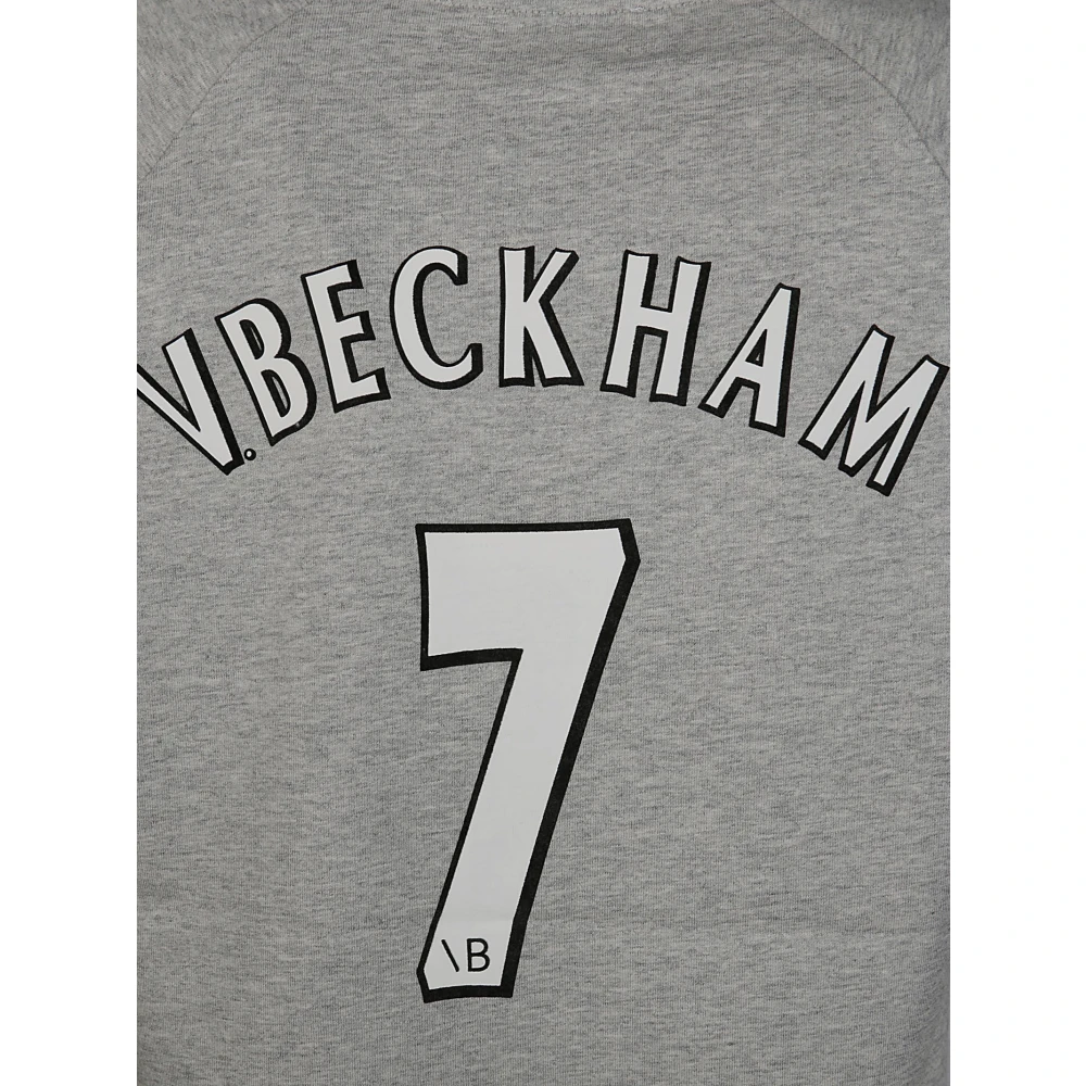 Victoria Beckham Voetbal Tee voor Sportliefhebbers Gray Dames