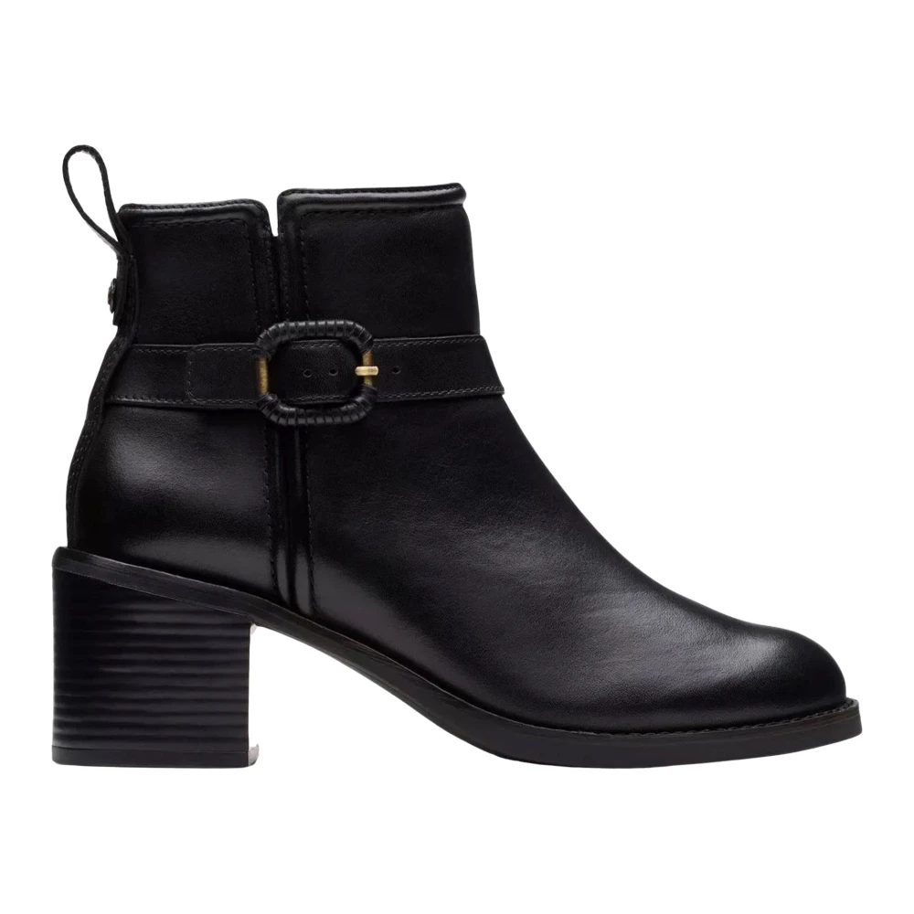 Clarks Chamberly Trim Womens Black Leather, 5.5 - Image 3
