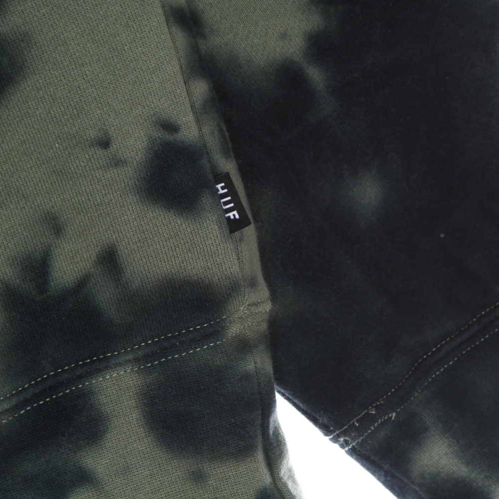 HUF Bloemen Crew Neck Sweatshirt Green Heren
