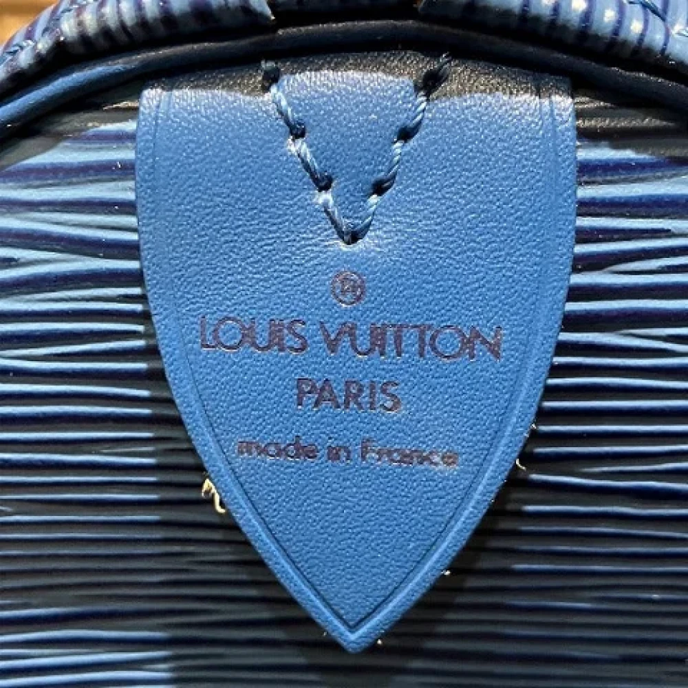 Louis Vuitton Vintage Pre-owned Leather handbags Blue Dames