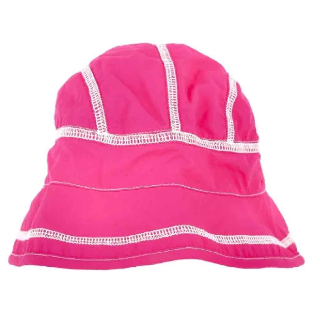 Jacquemus Pre-owned Nylon hats Pink Dames