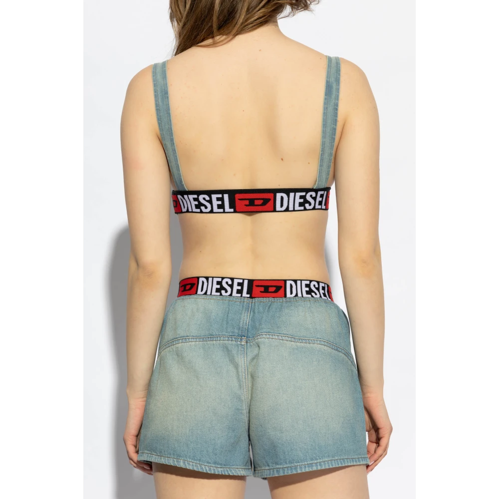 Diesel Top De-Ely-S Blue Dames