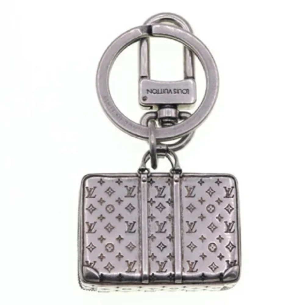Louis Vuitton Vintage Pre-owned Metal key-holders Gray Dames