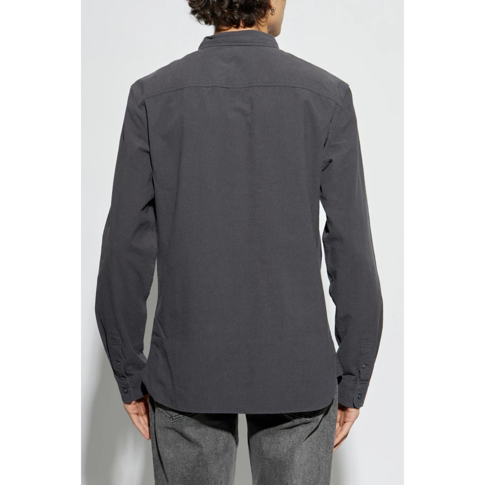 AllSaints Lovell Shirt Gray Heren