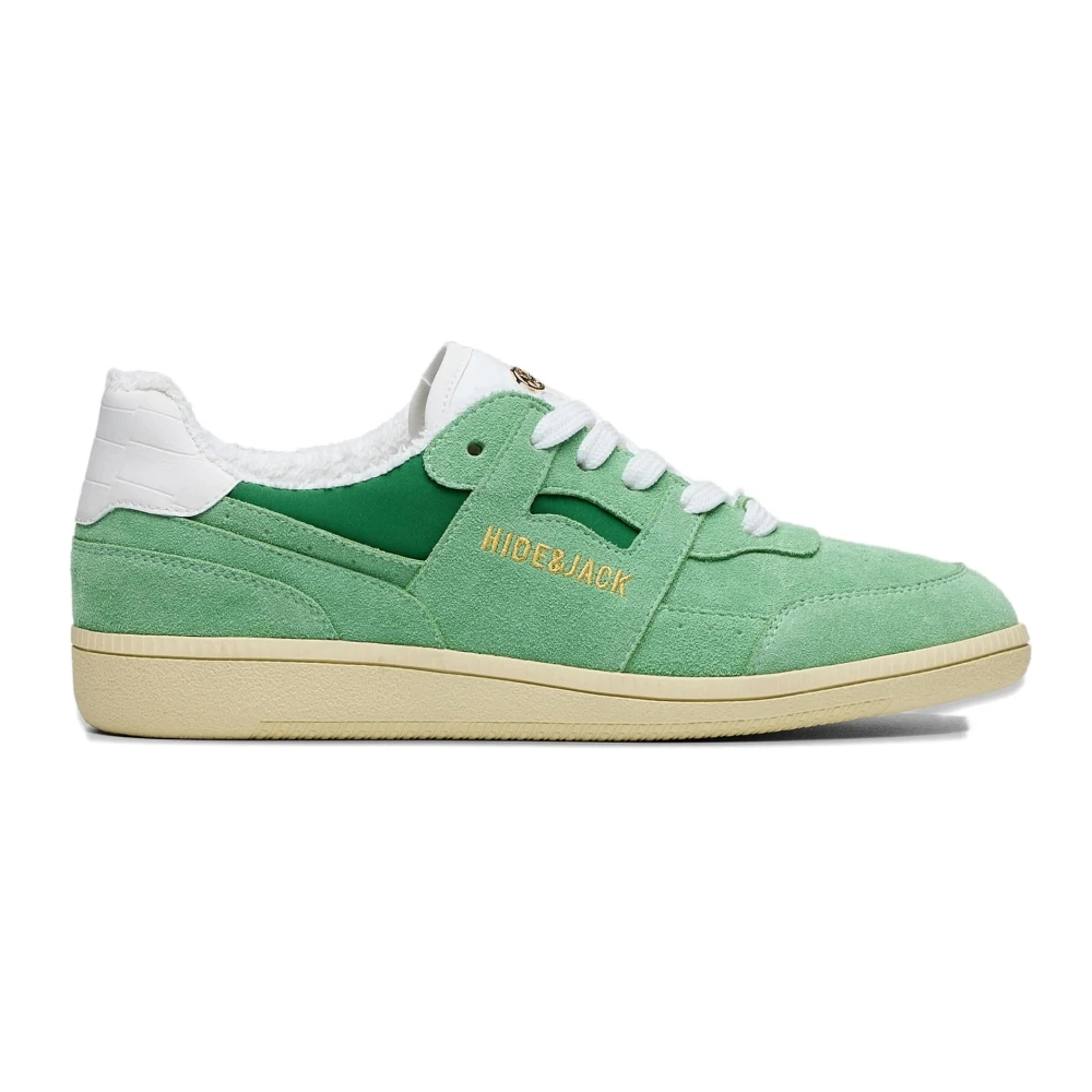 Hide&Jack Haury Lage Sneakers Dames Schoenen Groen
