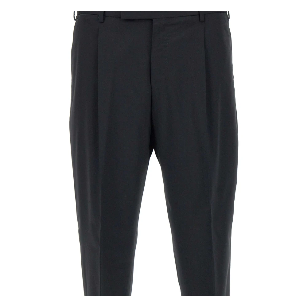 PT Torino Zwarte Rebel Broek Edge Collectie Black Heren