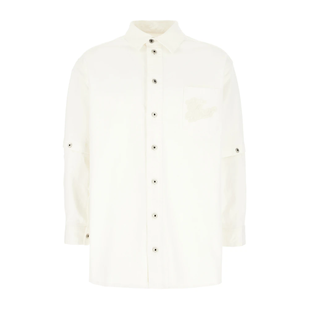 Off White Men's White Stylish Jackets For - Off - Casual Shirts - S - Shirts