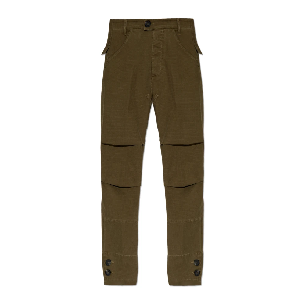Dsquared2 Broek met toelopende pijpen Green Dames