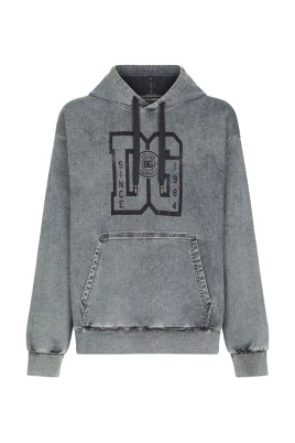 Denim Logo Hoodie