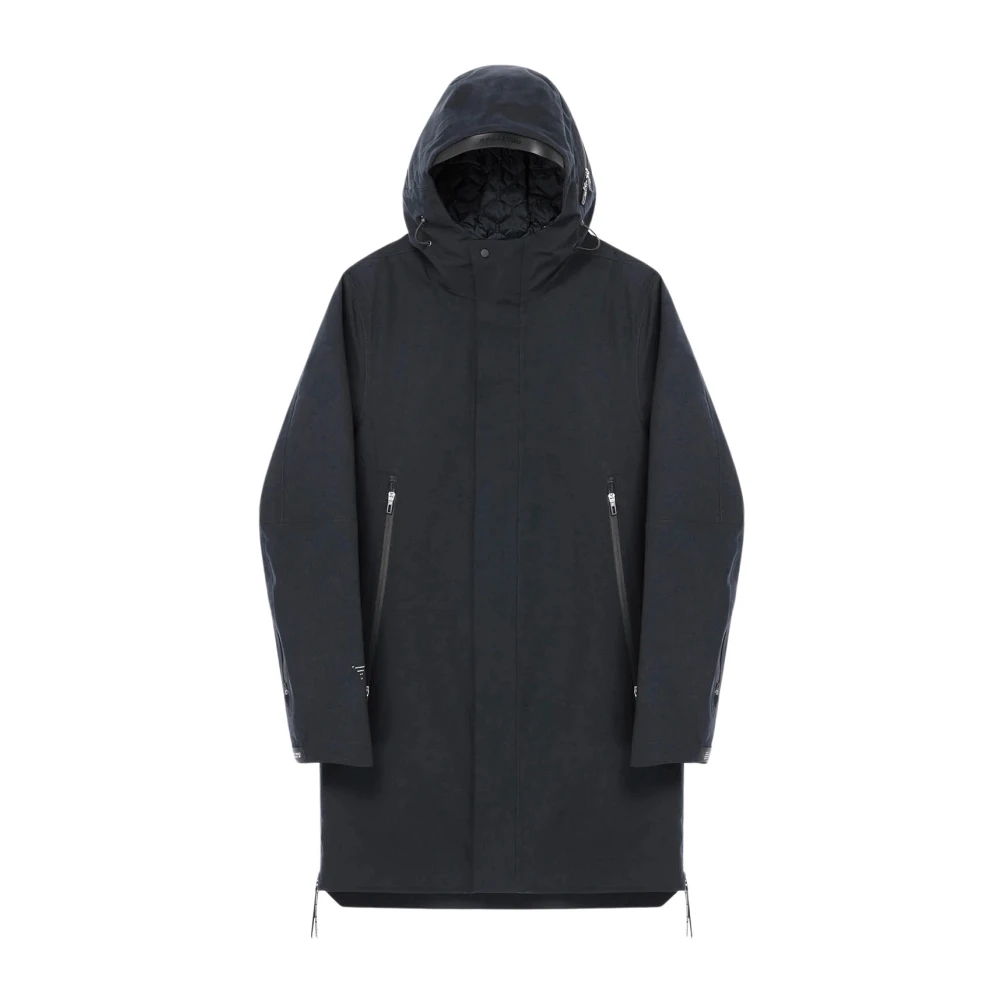 Krakatau Planck Waterdichte Winter Parka met Afneembare Binnenjas Gray Heren