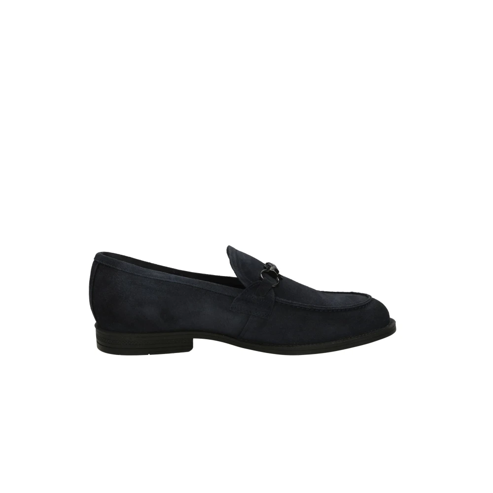 Fluchos Men's Blue Loafers, 8 Uk, Ergonomic Stylish Moccasin Shoes