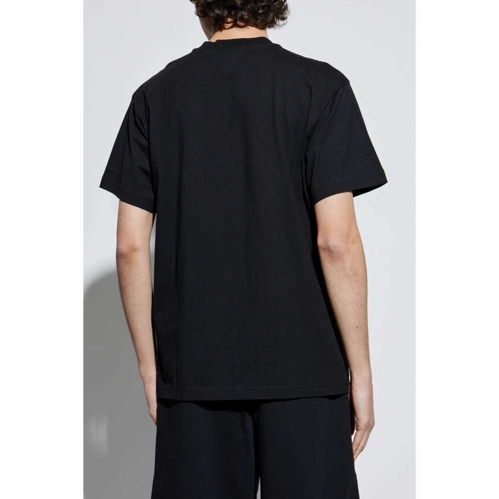 Versace Jeans Couture T-shirt met logo Black Heren