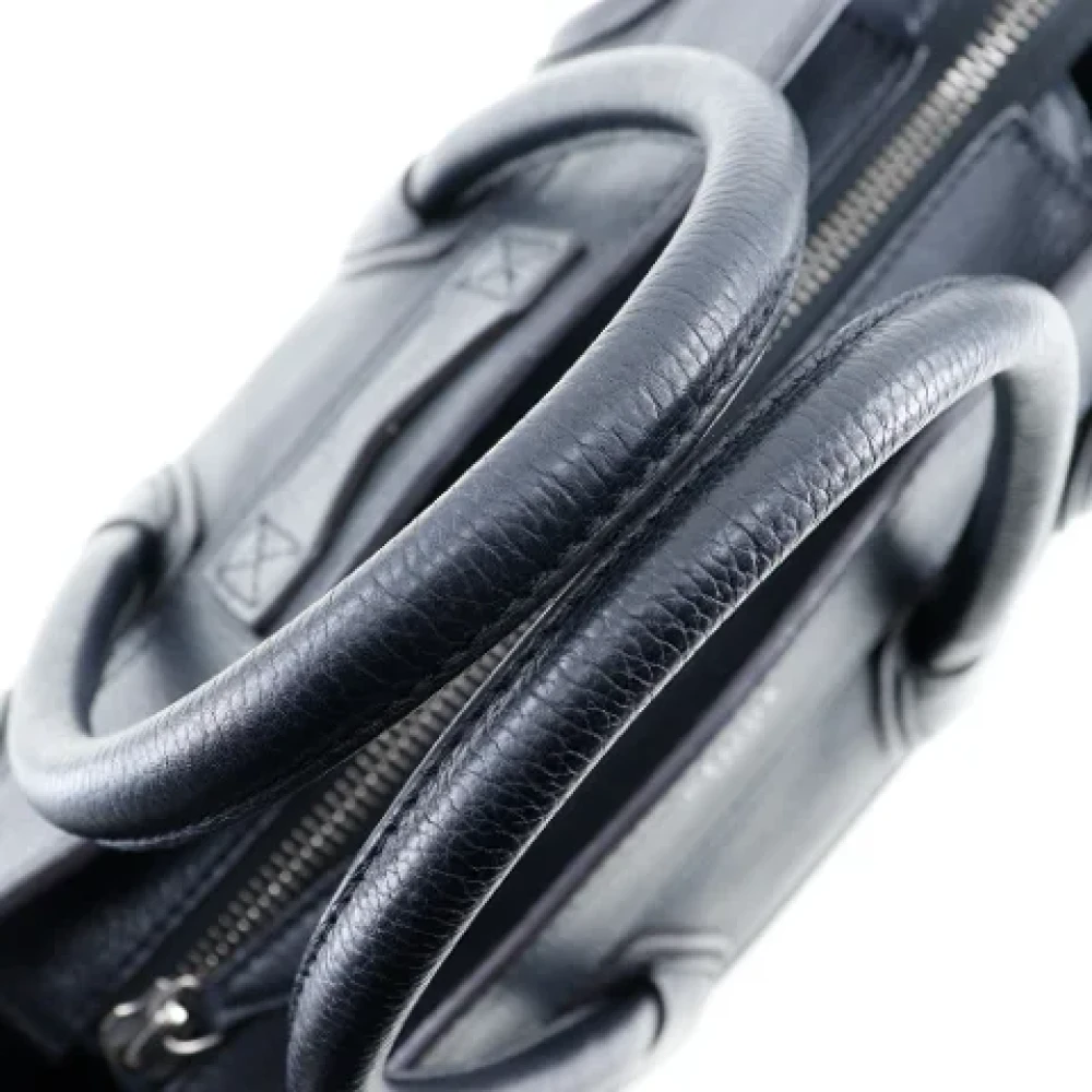 Celine Vintage Pre-owned Leather handbags Black Dames
