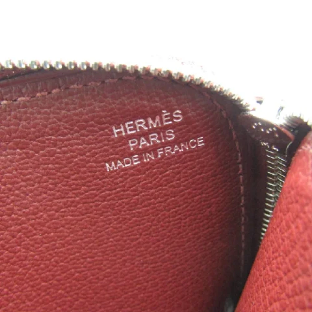 Hermès Vintage Pre-owned Leather wallets Brown Dames