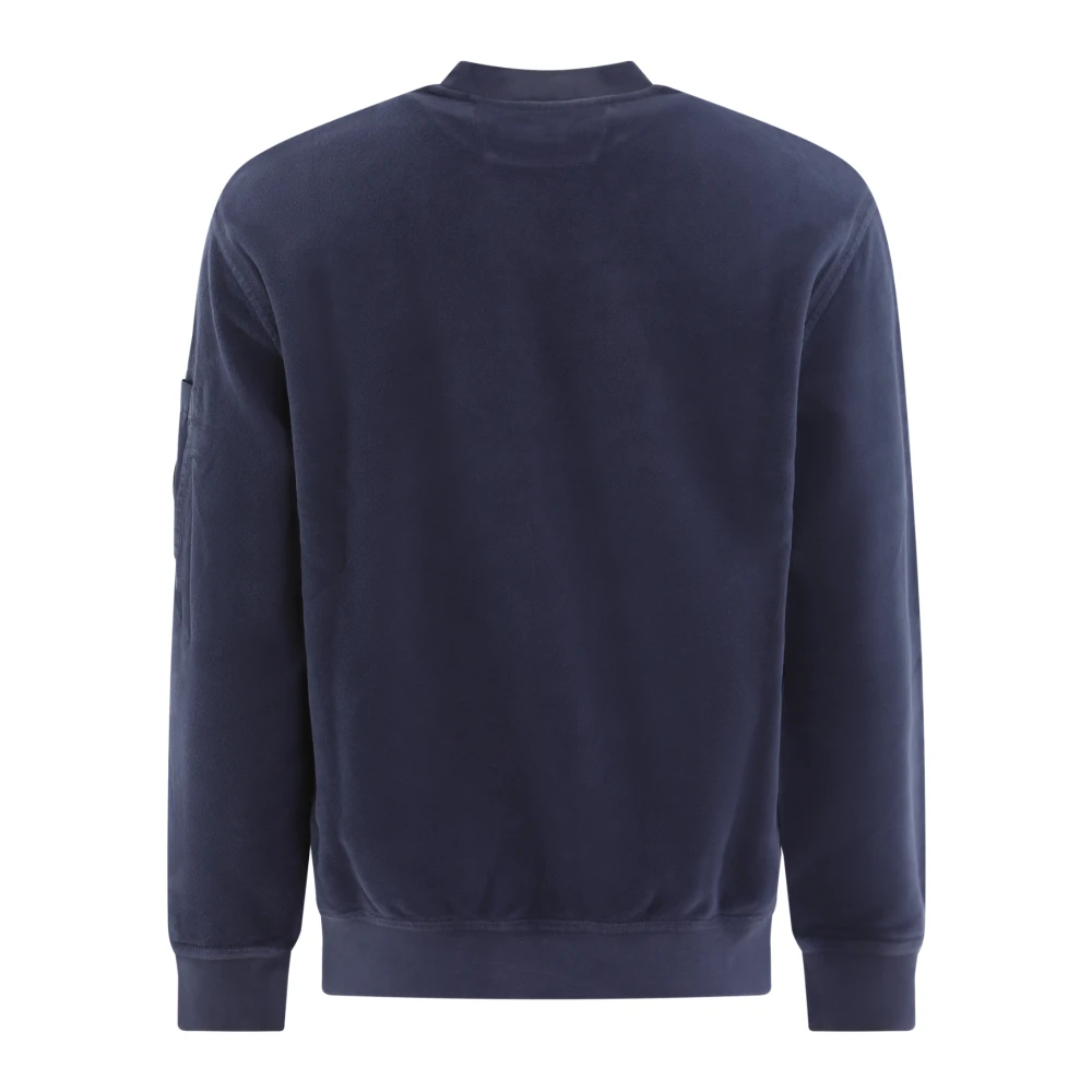 C.P. Company Geborstelde Sweater voor Heren Blue Heren